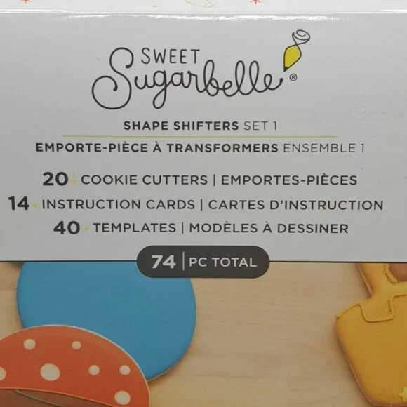 Sweet Sugarbelle Shape Shifters Cookie Cutter Set 1 – 74pcs Bakery Tools NIB - Picture 2 of 5